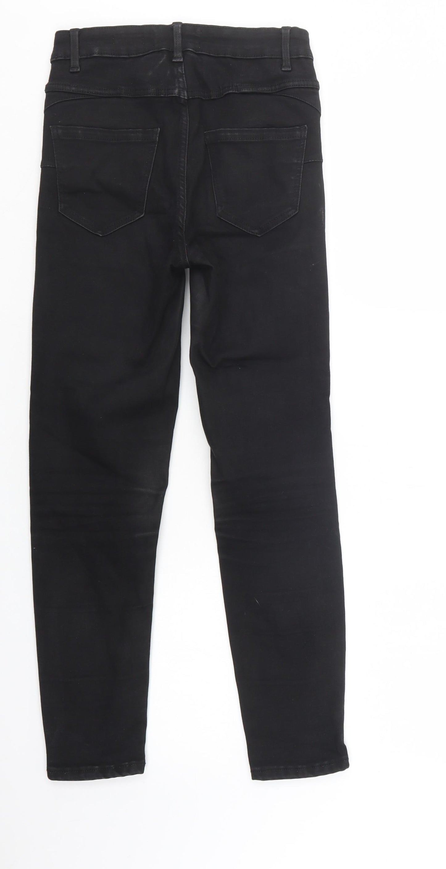 New Look Womens Black  Cotton Jegging Jeans Size 6 L29 in Regular Button