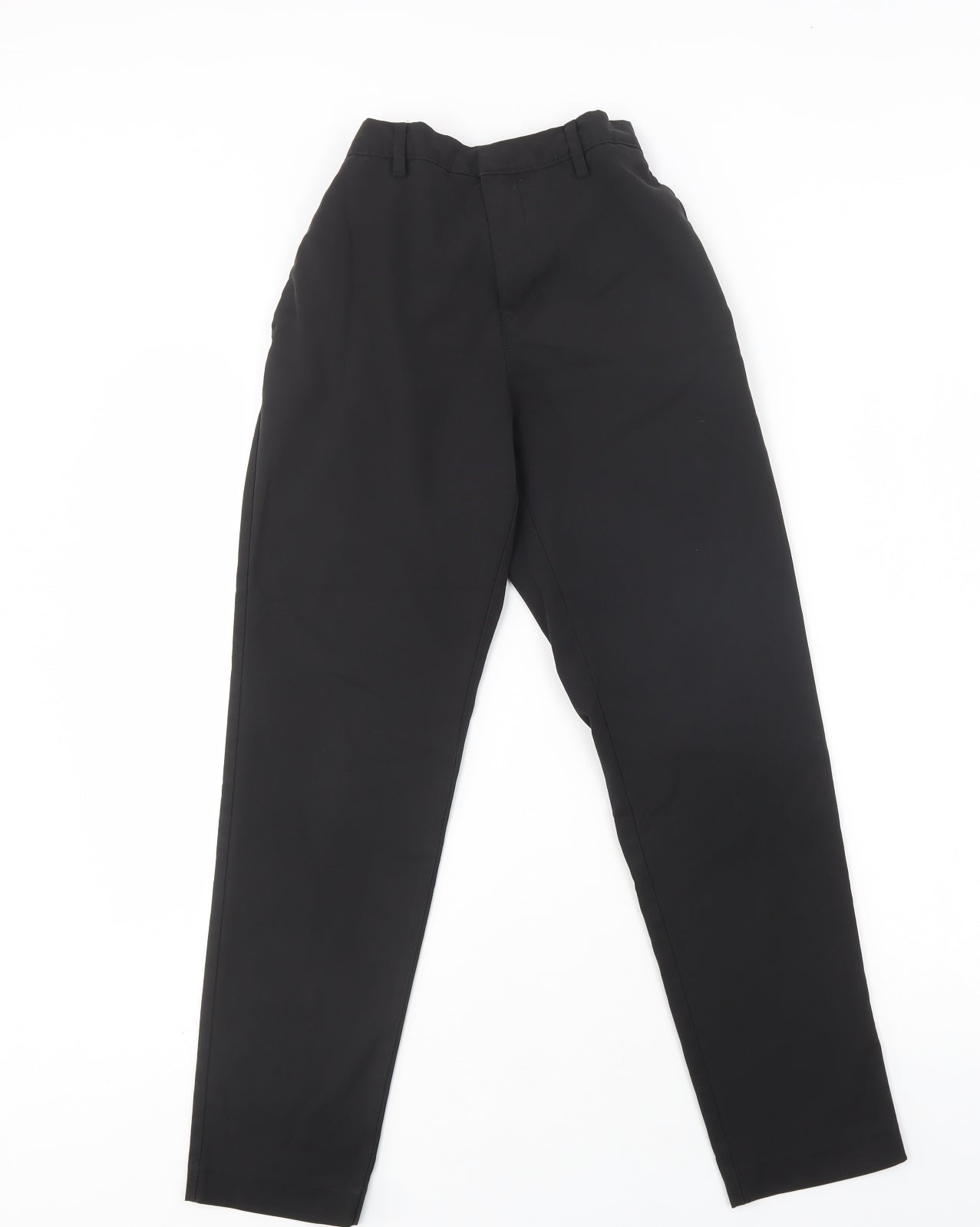 NEXT Boys Black  Polyester Dress Pants Trousers Size 12 Years  Regular Hook & Loop - School Wear