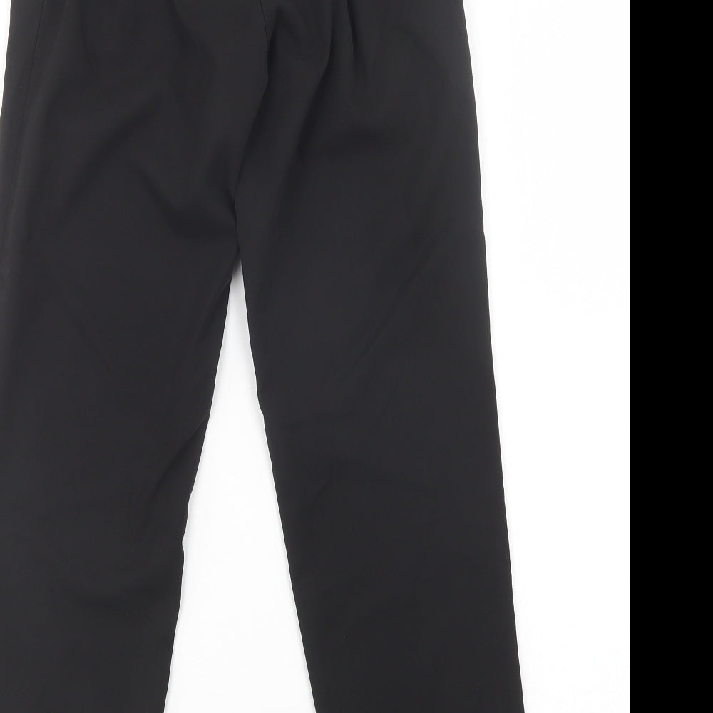 NEXT Boys Black  Polyester Dress Pants Trousers Size 12 Years  Regular Hook & Loop - School Wear