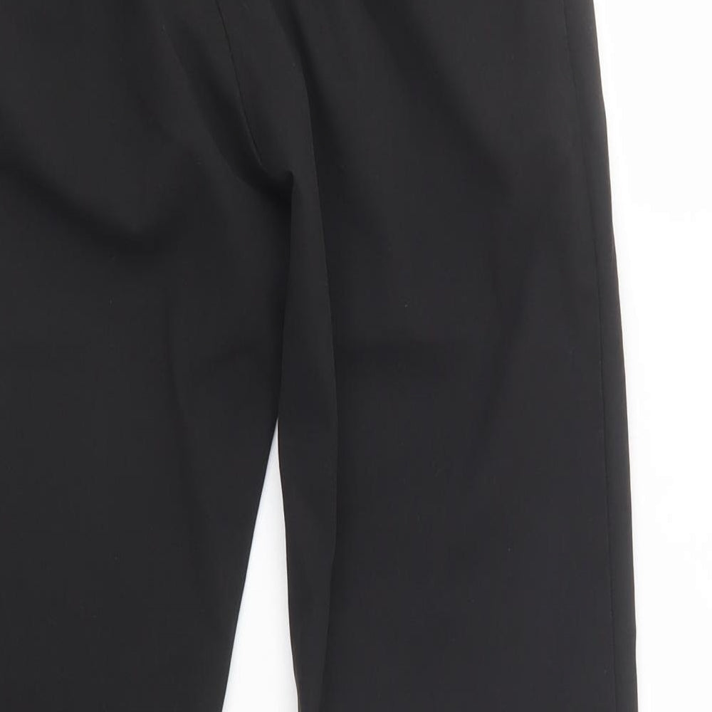 NEXT Boys Black  Polyester Dress Pants Trousers Size 12 Years  Regular Hook & Loop - School Wear