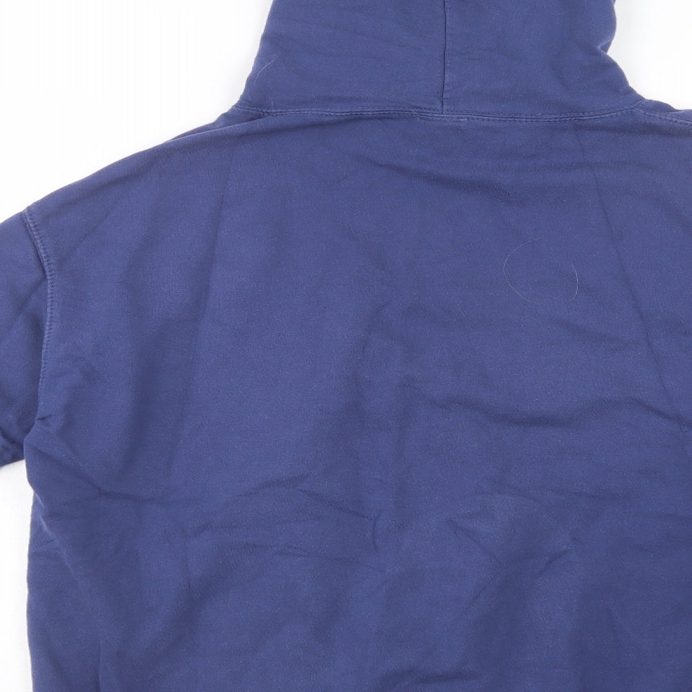 Goose & Gander Womens Blue  Cotton Pullover Hoodie Size L