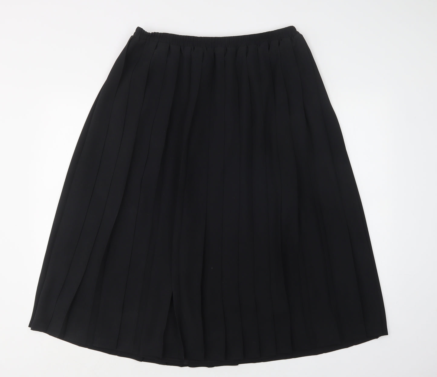 Eastex Womens Black  Polyester Pleated Skirt Size 16