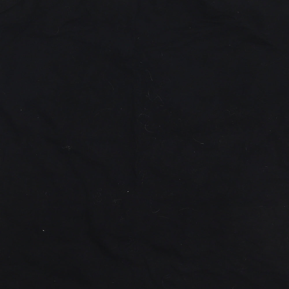 Star Venezia Mens Black  Cotton  T-Shirt Size L Crew Neck  - Venezia Italia