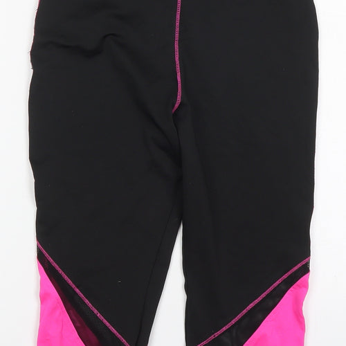 Miss Evie Girls Pink Colourblock Polyester Cropped Trousers Size 13 Years  Regular