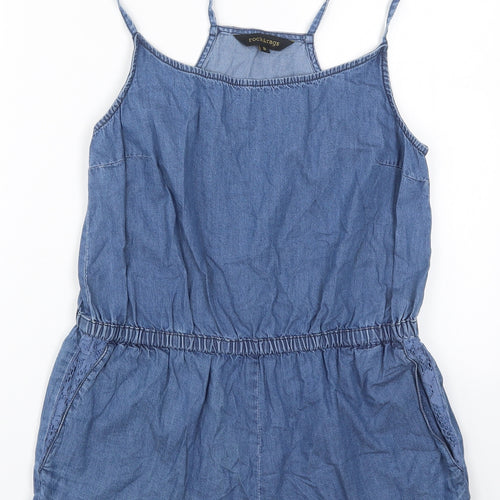 Rock & Rags Womens Blue  Cotton Playsuit One-Piece Size S  Pullover
