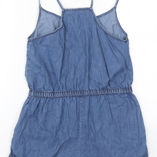 Rock & Rags Womens Blue  Cotton Playsuit One-Piece Size S  Pullover