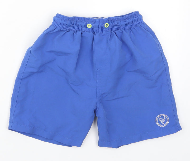 Matalan Boys Blue  Polyester Bermuda Shorts Size 8-9 Years  Regular  - Swim Shorts