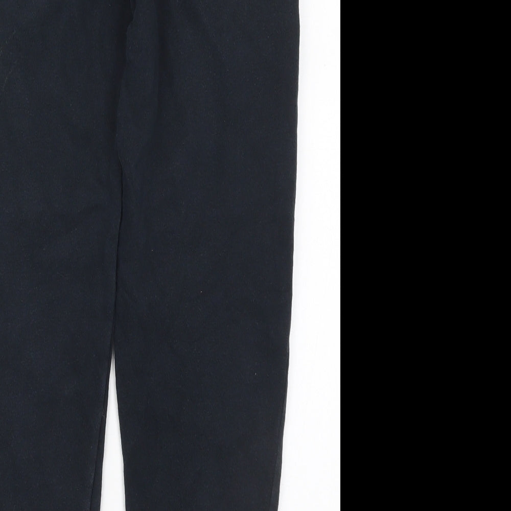 Marks and Spencer Boys Black  Cotton Sweatpants Trousers Size 10-11 Years  Regular Drawstring