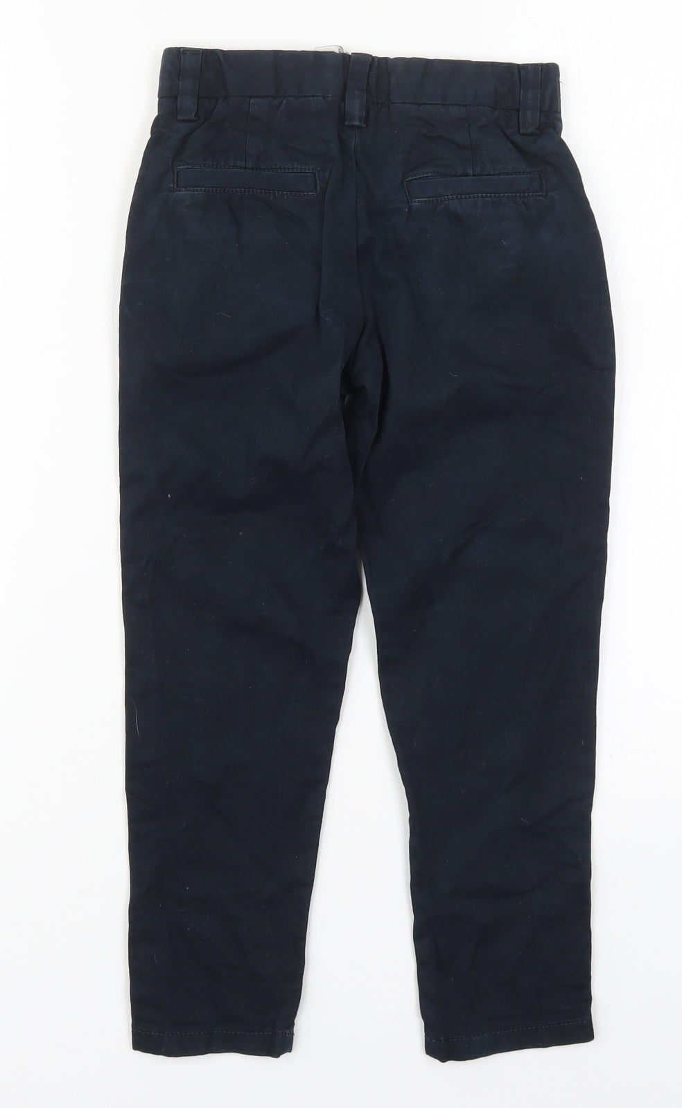 NEXT Boys Blue  Cotton Chino Trousers Size 5 Years  Regular Button