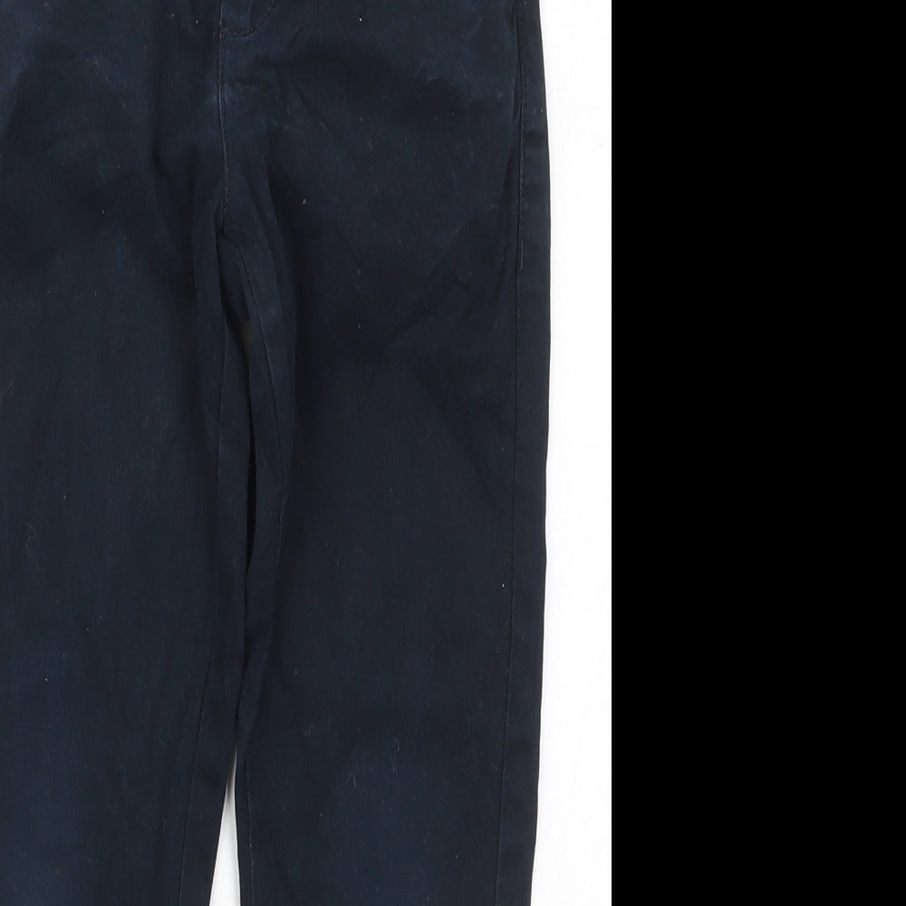 NEXT Boys Blue  Cotton Chino Trousers Size 5 Years  Regular Button