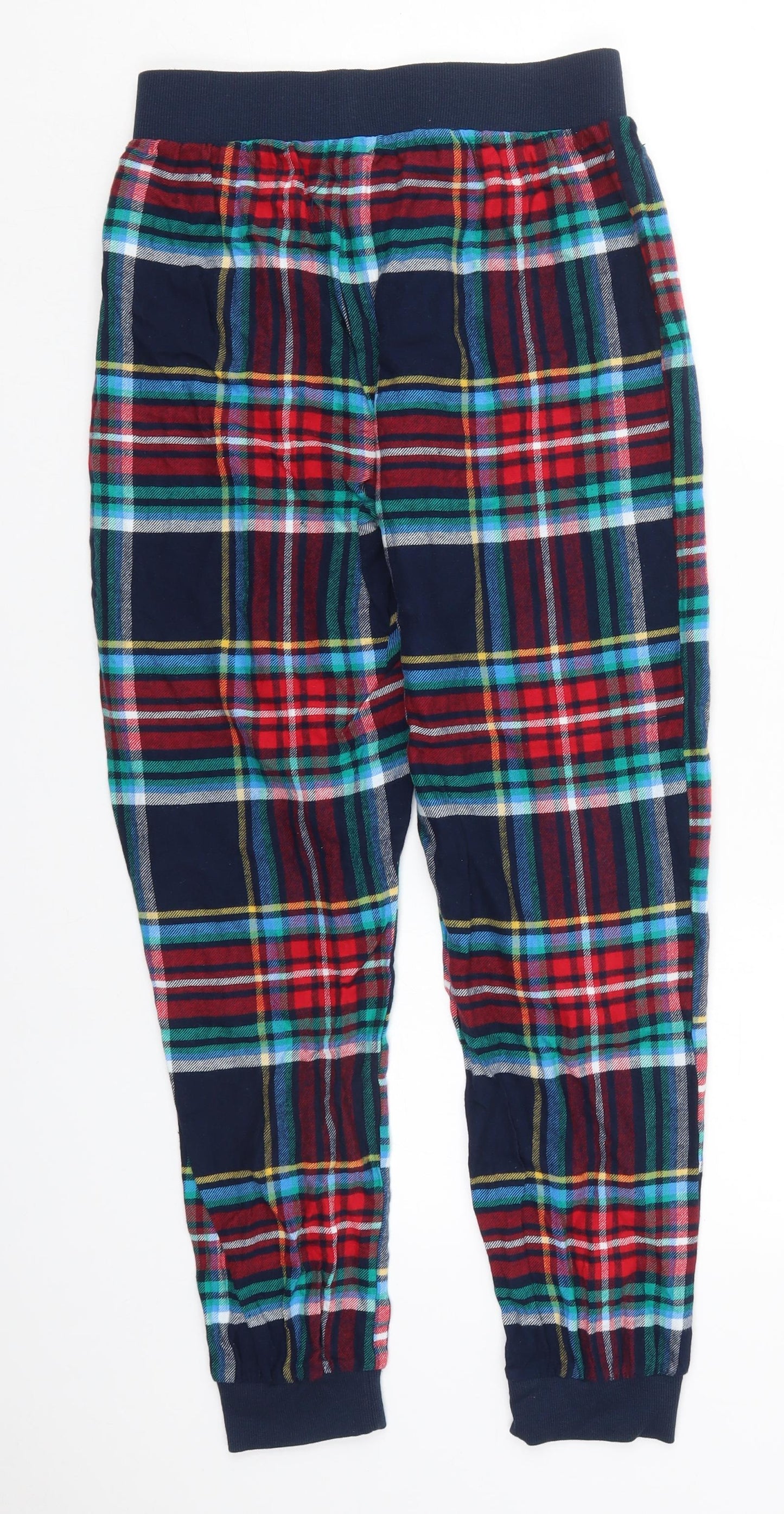 Primark Mens Multicoloured Check Cotton Trousers  Size S L26 in Regular  - Pyjama Pants