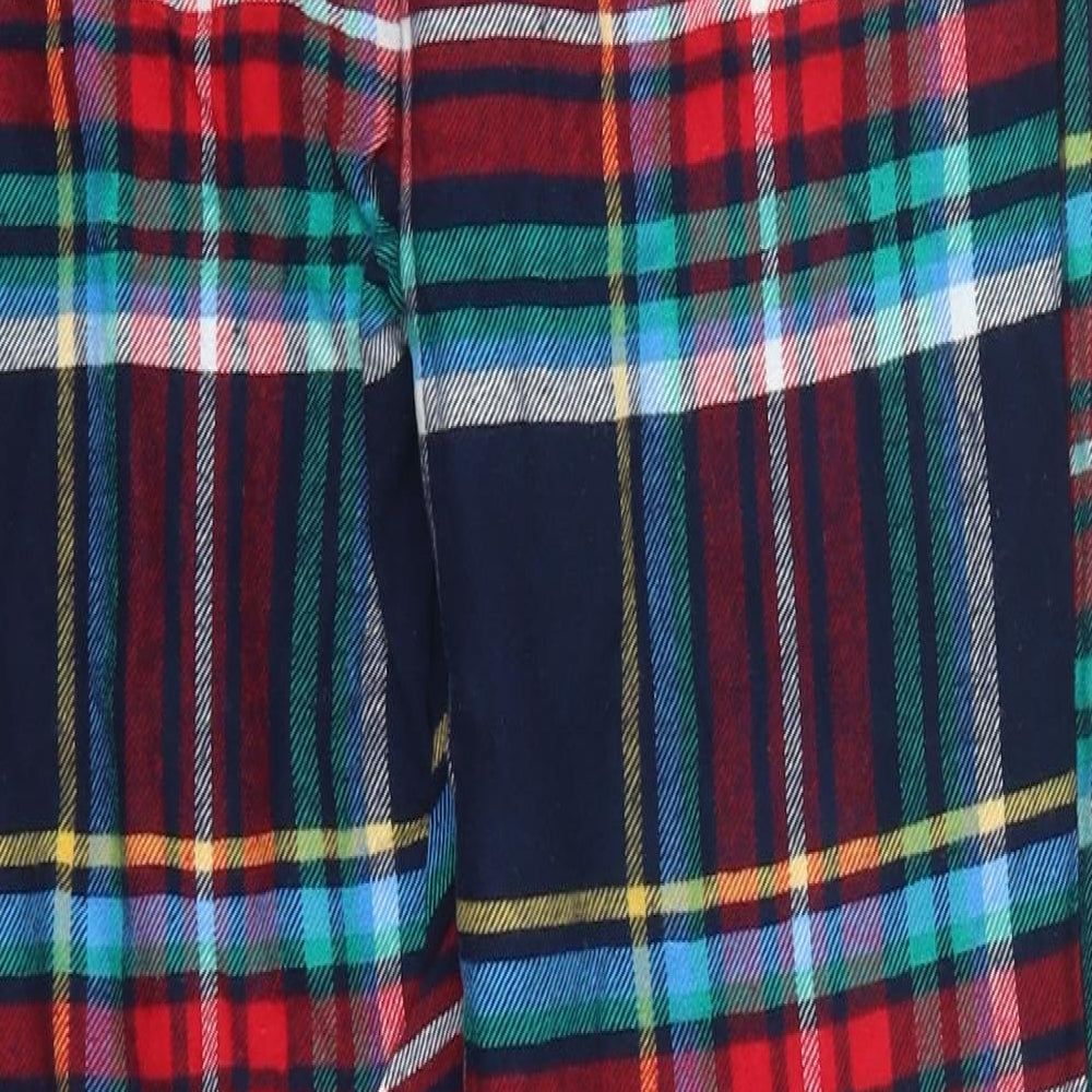 Primark Mens Multicoloured Check Cotton Trousers  Size S L26 in Regular  - Pyjama Pants