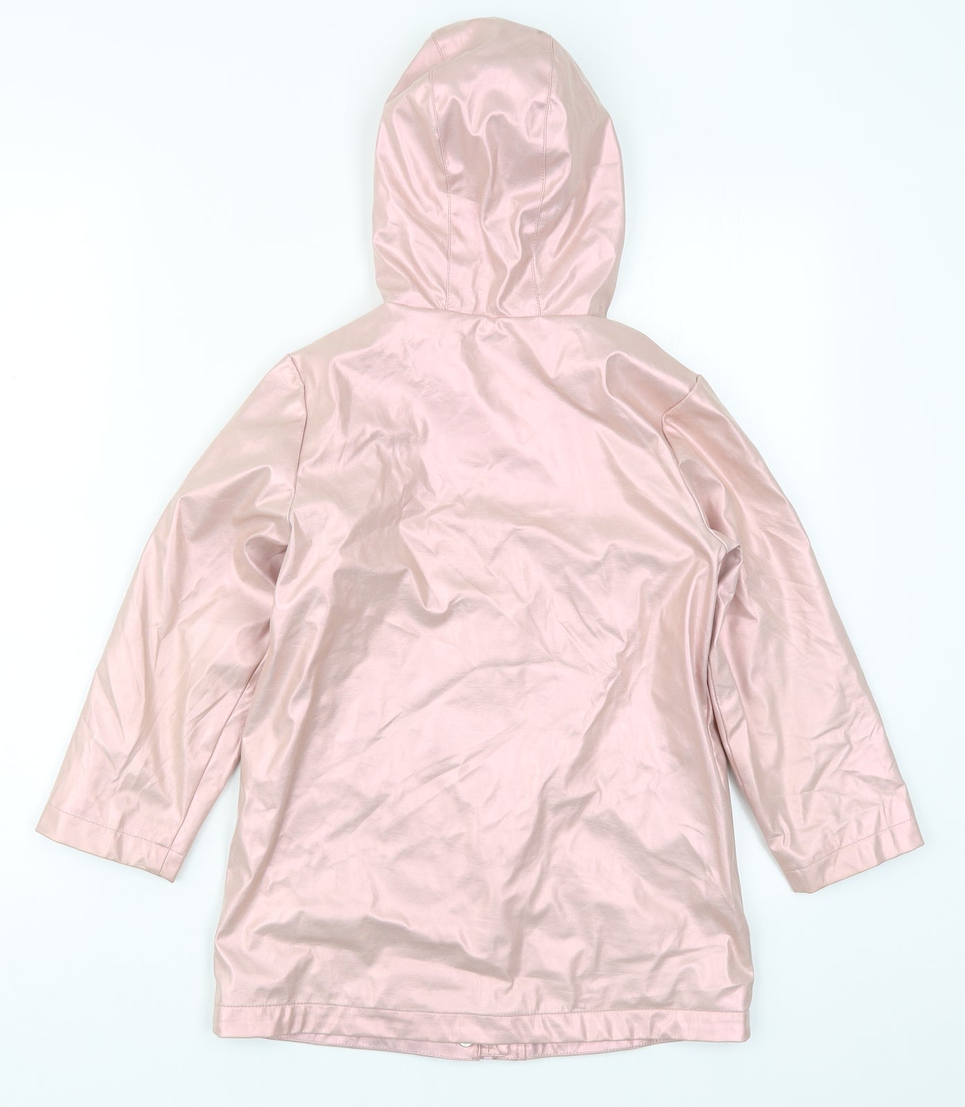 NEXT Girls Pink   Basic Coat Coat Size 6 Years  Zip