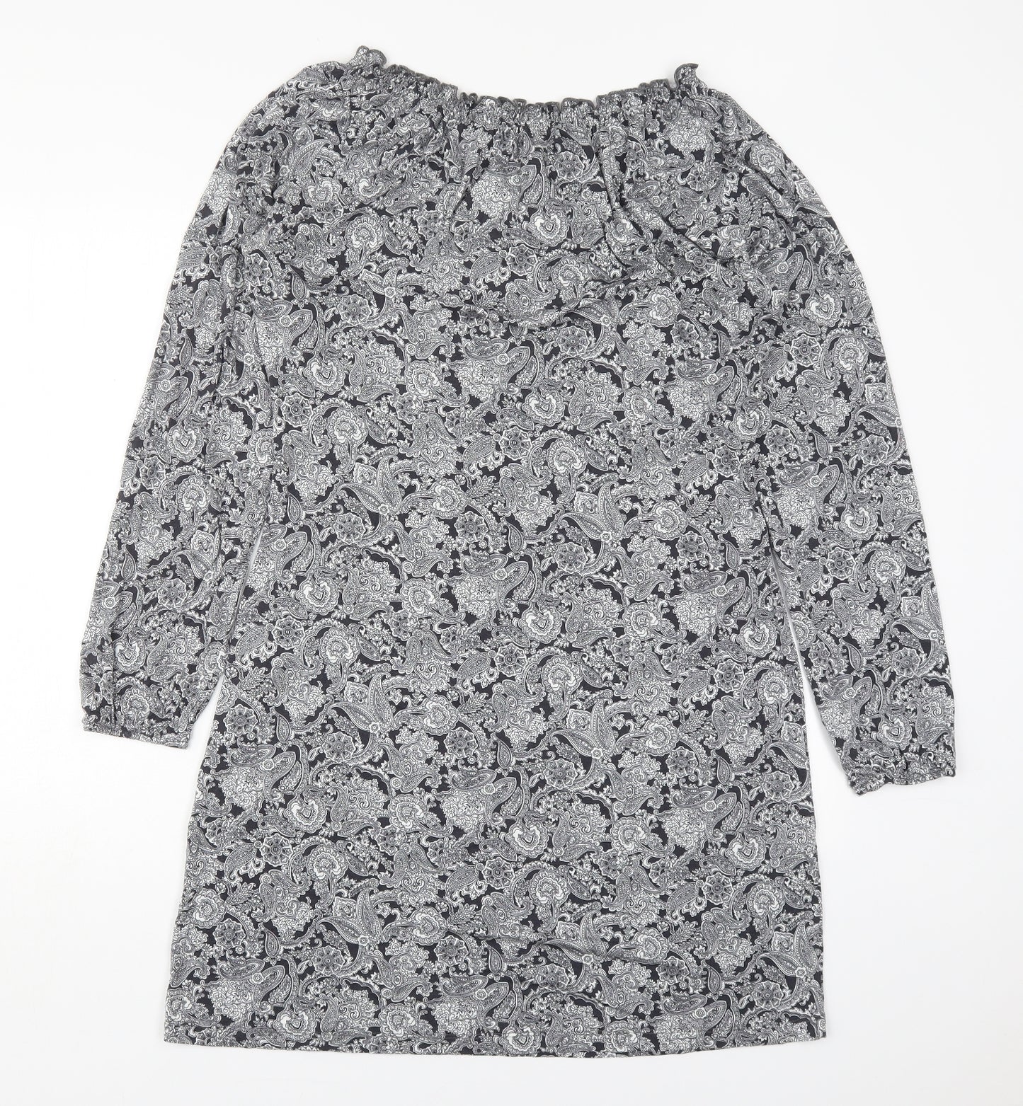 Esprit Womens Grey Paisley Modal Cami Dress Size 14