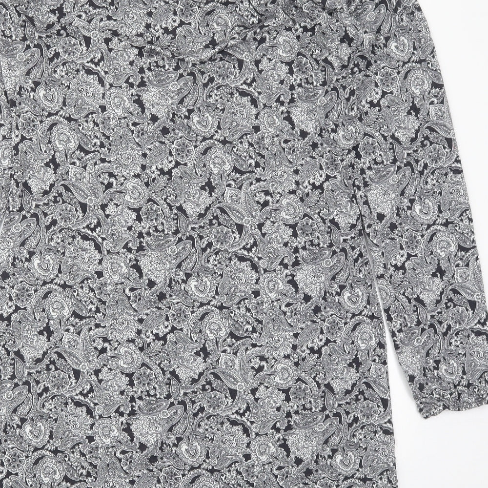 Esprit Womens Grey Paisley Modal Cami Dress Size 14