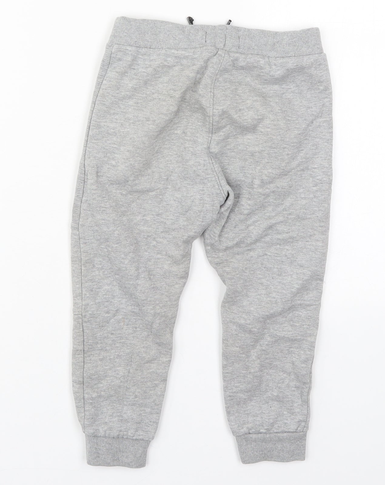 Matalan Boys Grey  Cotton Sweatpants Trousers Size 5 Years  Regular Drawstring