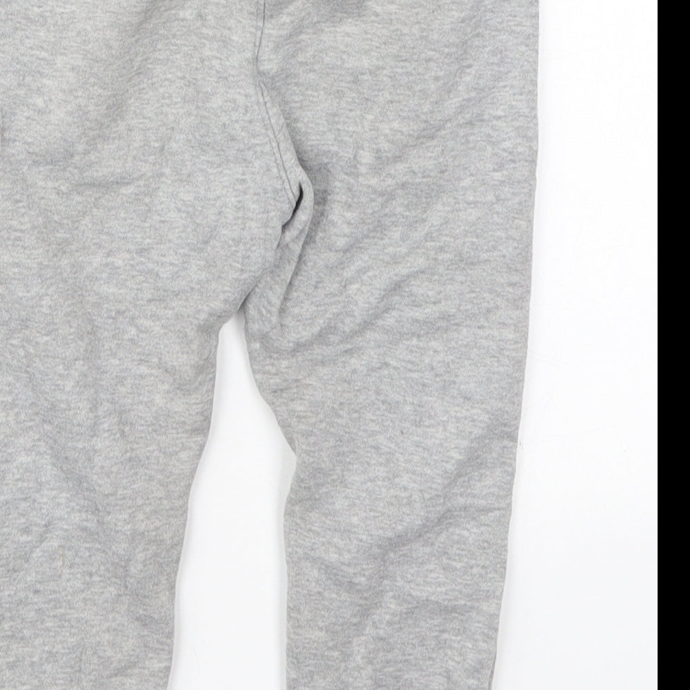 Matalan Boys Grey  Cotton Sweatpants Trousers Size 5 Years  Regular Drawstring