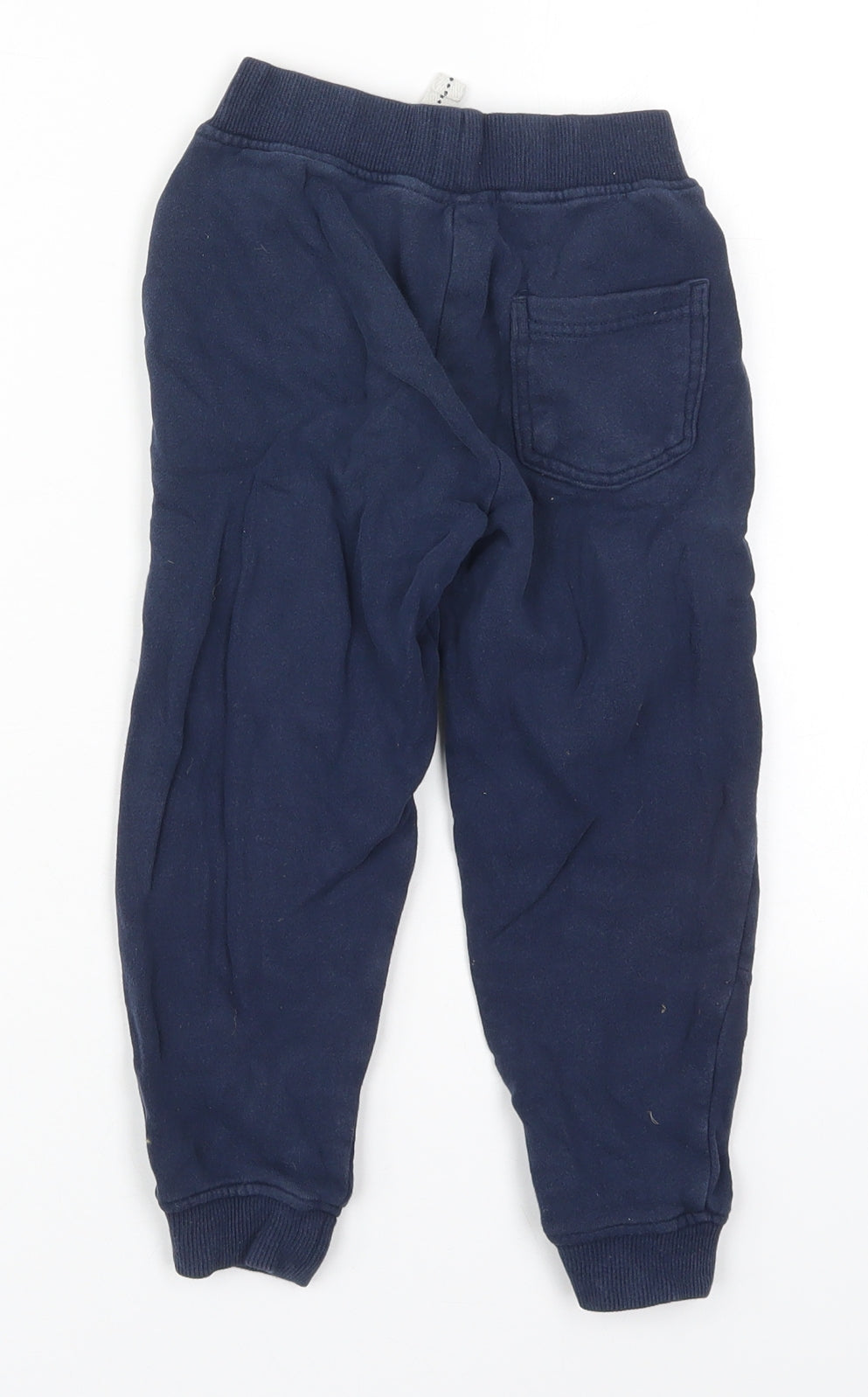 Mothercare Boys Blue  Cotton Sweatpants Trousers Size 3-4 Years  Regular Drawstring - Adventure