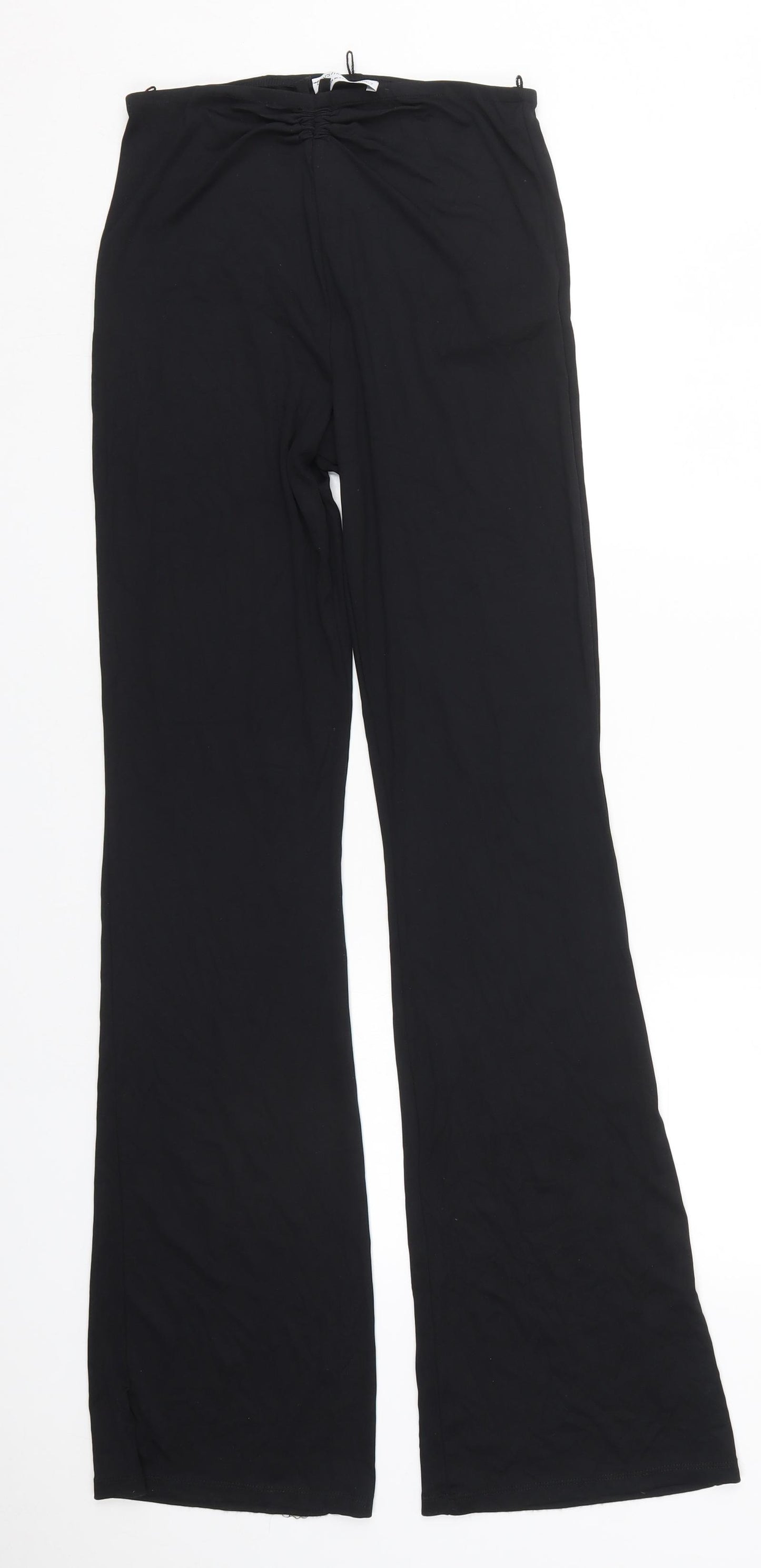 Berskha Womens Black  Nylon Trousers  Size M L33 in Regular