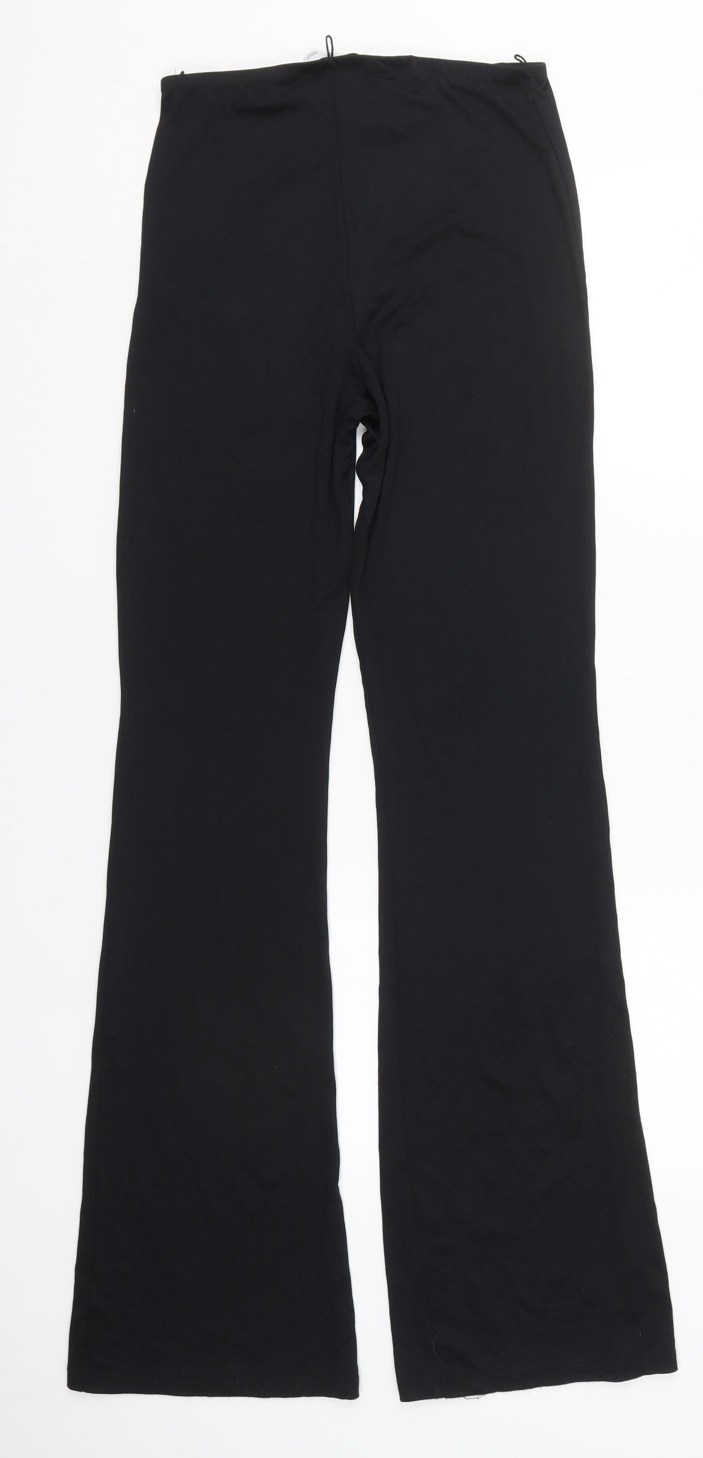 Berskha Womens Black  Nylon Trousers  Size M L33 in Regular