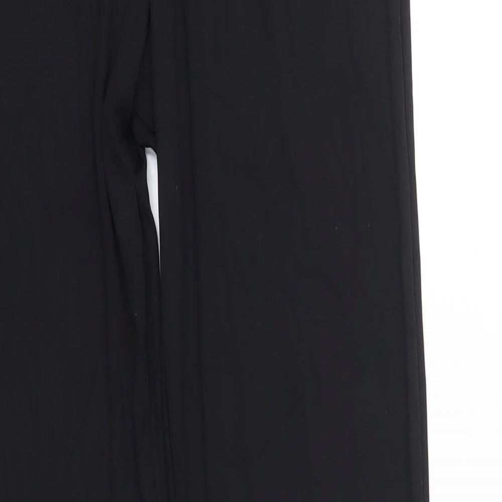 Berskha Womens Black  Nylon Trousers  Size M L33 in Regular