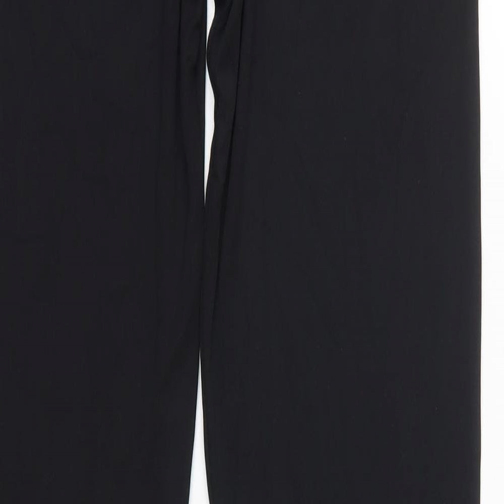 Berskha Womens Black  Nylon Trousers  Size M L33 in Regular