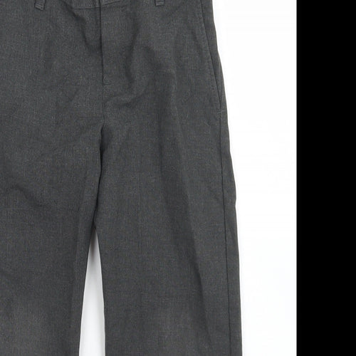 M&S Boys Grey  Polyester Dress Pants Trousers Size 3-4 Years  Regular  - School Wear