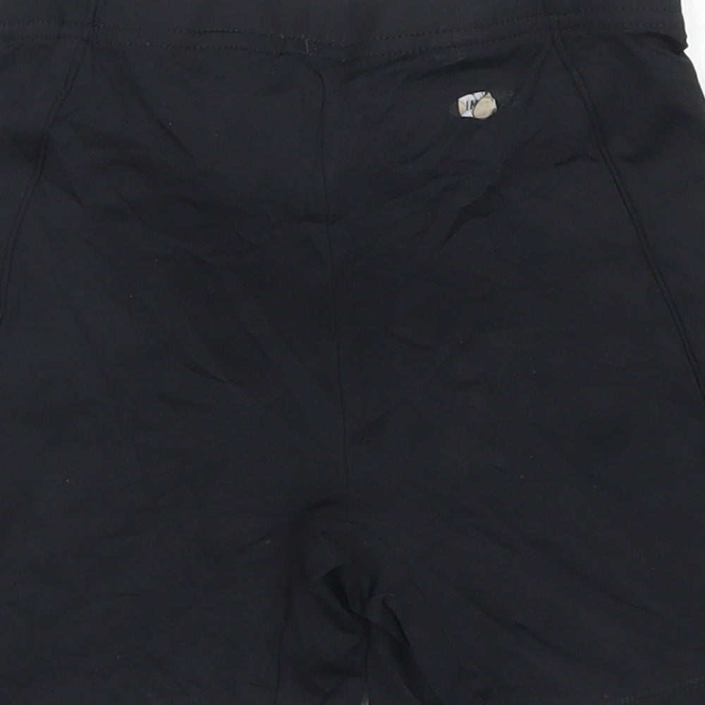adidas Womens Black  Nylon Biker Shorts Size 8 L4 in Regular