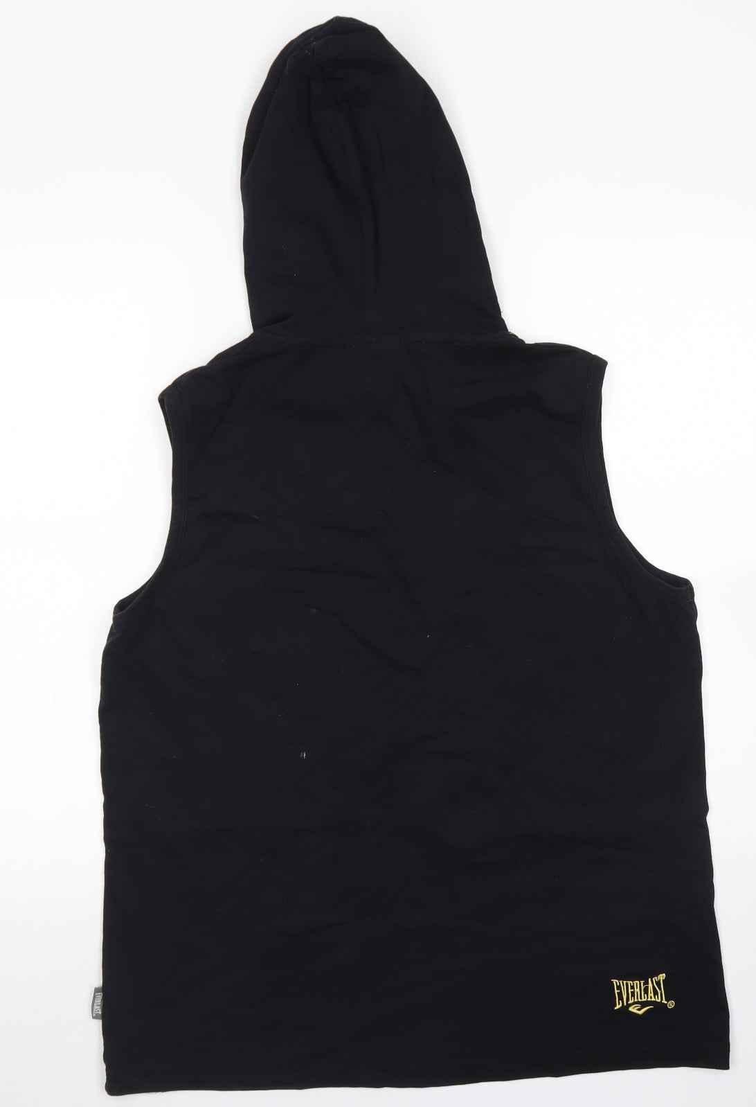 Everlast Mens Black  Cotton Pullover Hoodie Size L