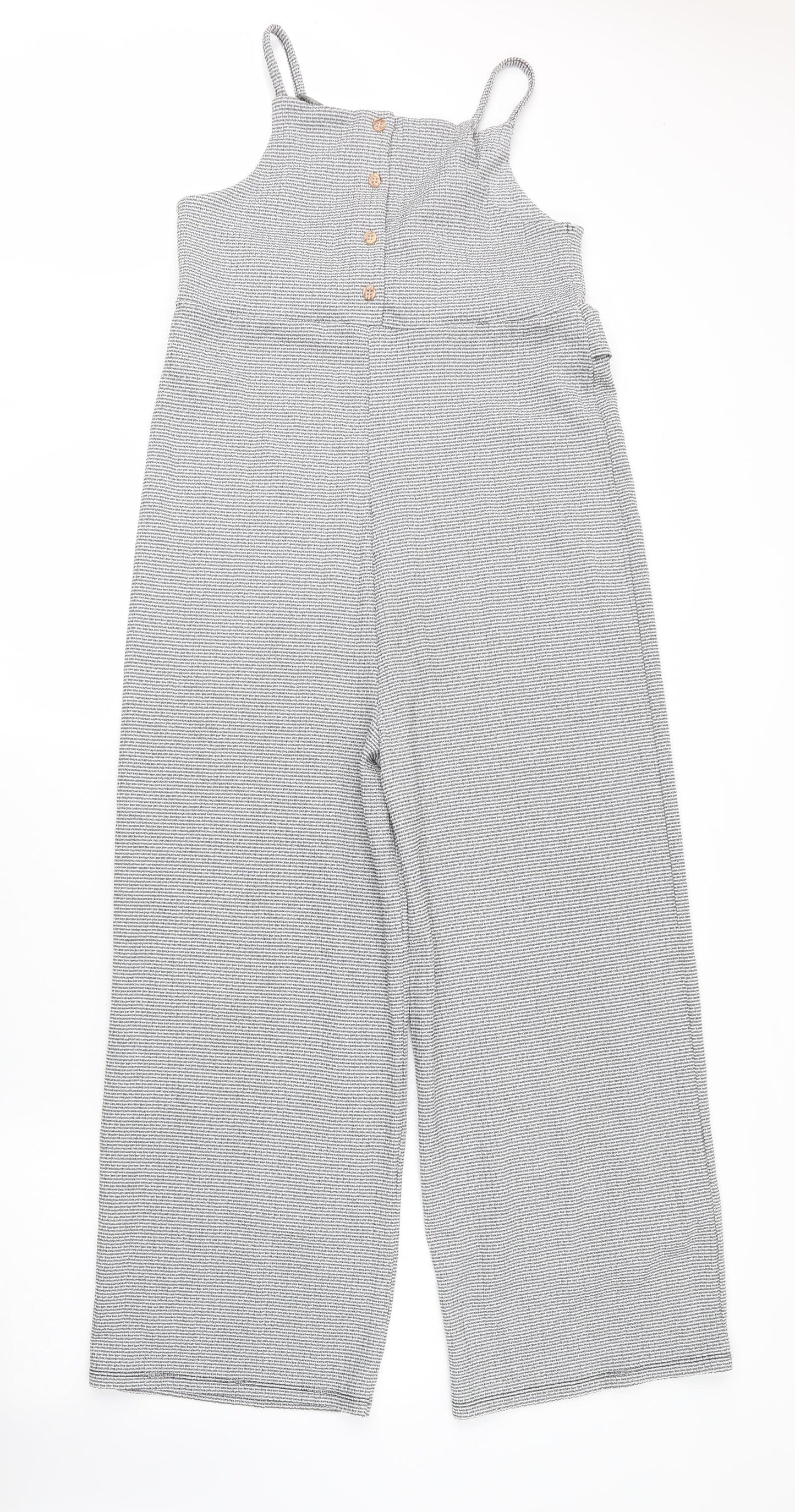 George Girls Grey  Polyester Jumpsuit One-Piece Size 11 Years