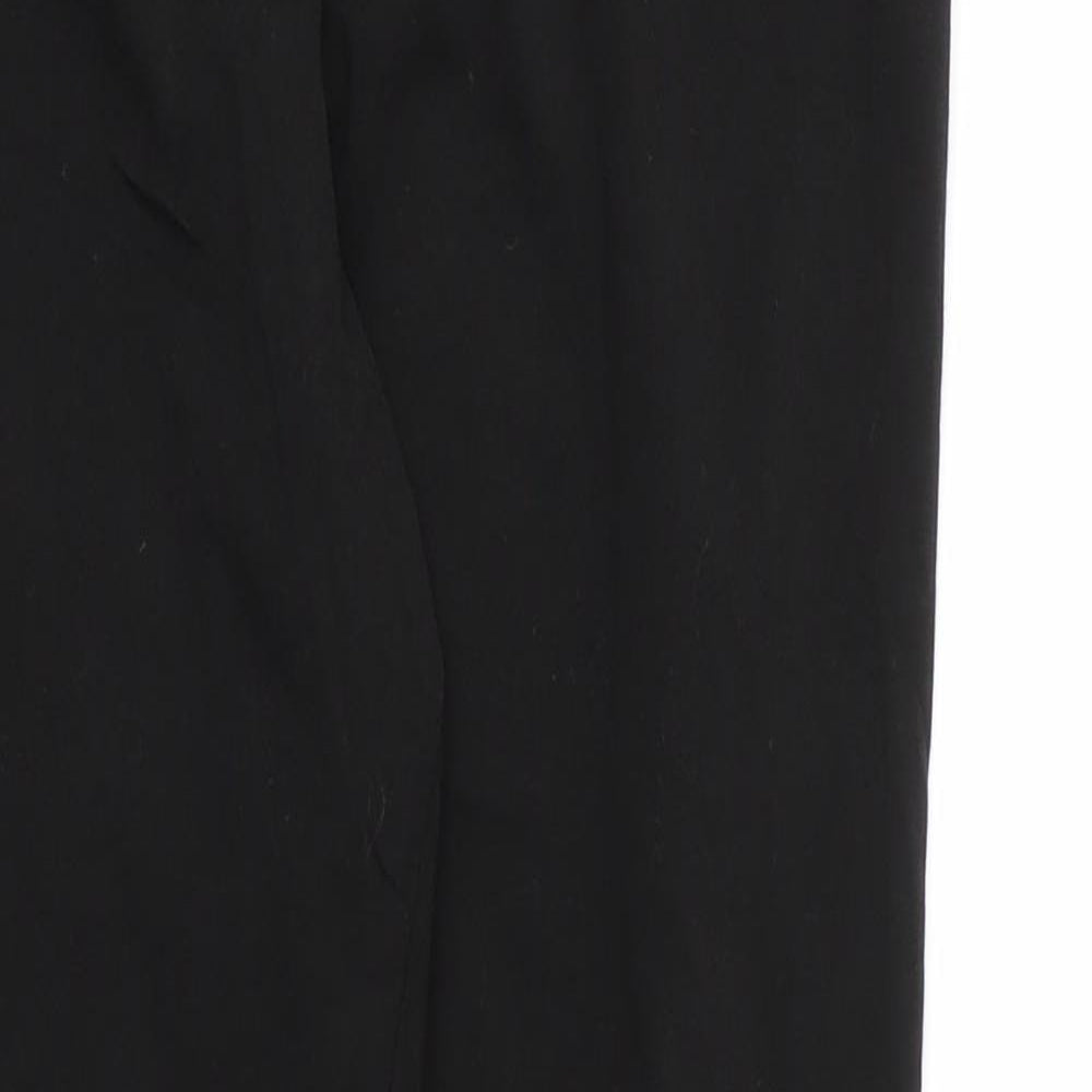 PUMA Womens Black  Polyester Carrot Leggings Size L L26 in
