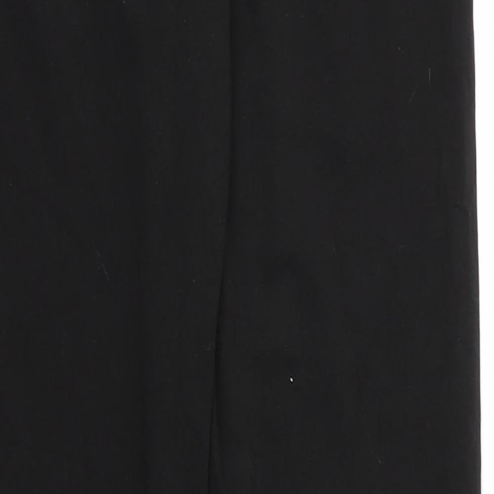 PUMA Womens Black  Polyester Carrot Leggings Size L L26 in