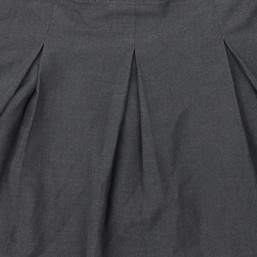 Very Girls Grey  Viscose Pleated Skirt Size 11 Years  Regular Zip