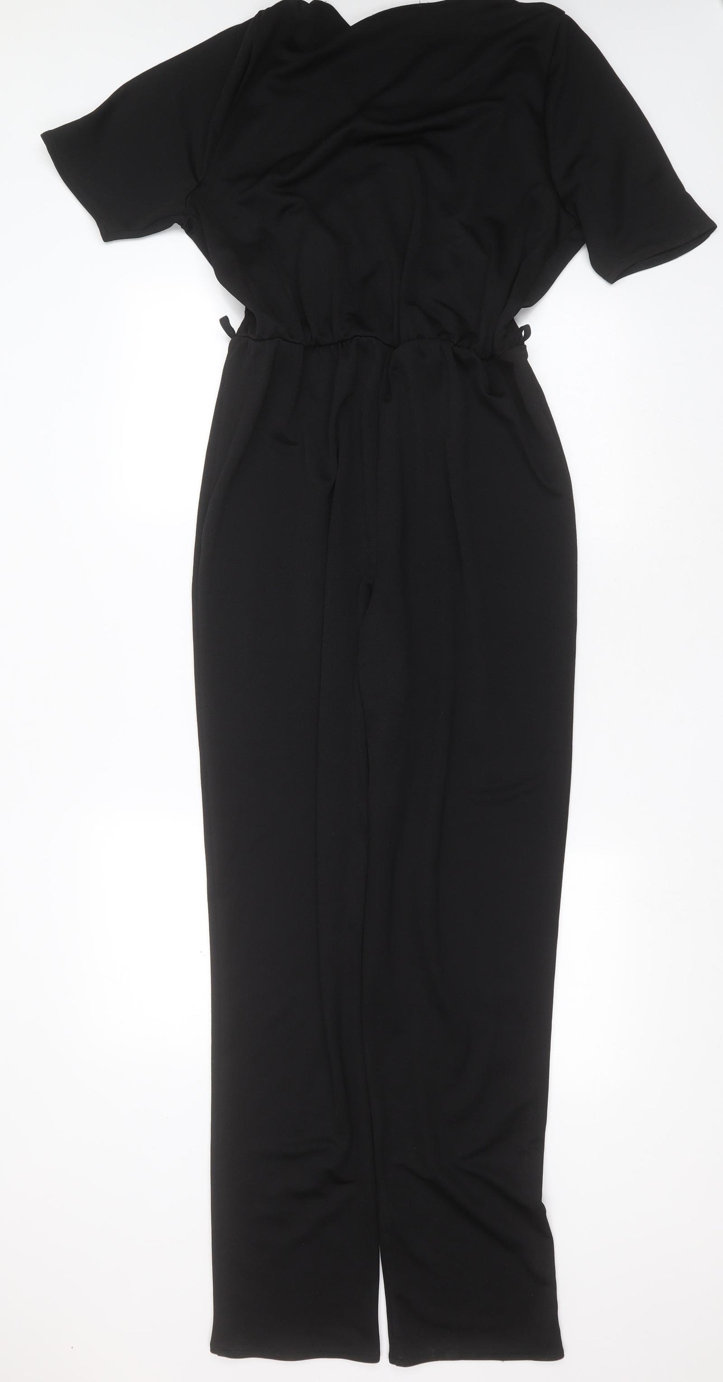 Dorothy Perkins Womens Black  Polyester Jumpsuit One-Piece Size 12