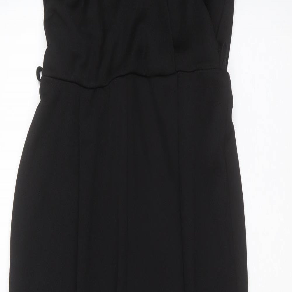 Dorothy Perkins Womens Black  Polyester Jumpsuit One-Piece Size 12