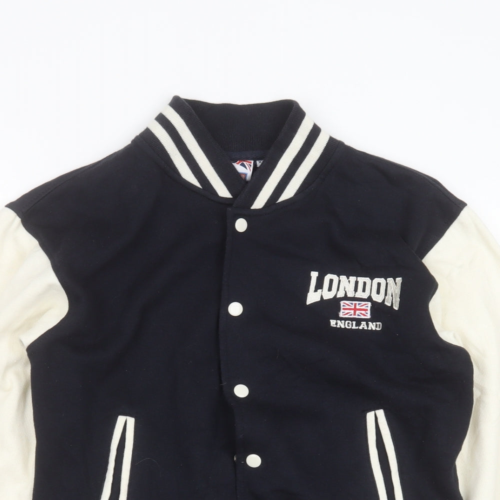 awnhill Mens Blue Round Neck  Cotton Cardigan Jumper Size XS   - london