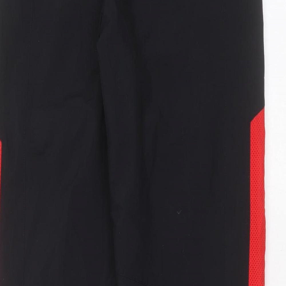 Nike Mens Black  Polyester Jogger Trousers Size S L32 in Regular