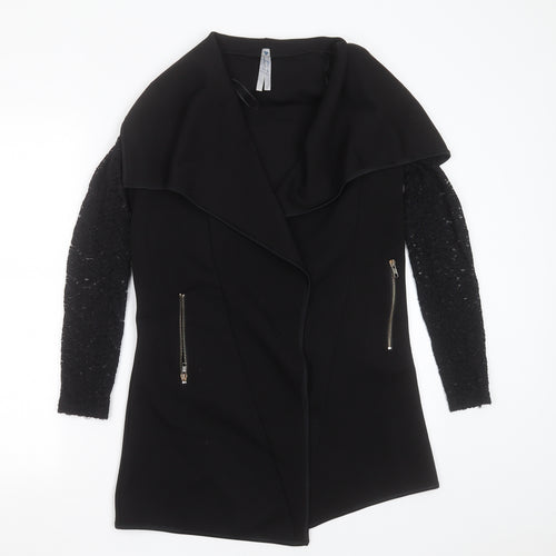 BLUE VANILLA Womens Black   Jacket  Size S   - lace sleeve