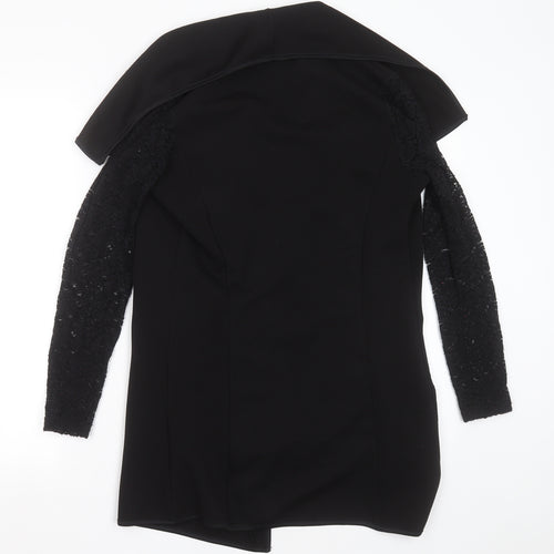 BLUE VANILLA Womens Black   Jacket  Size S   - lace sleeve