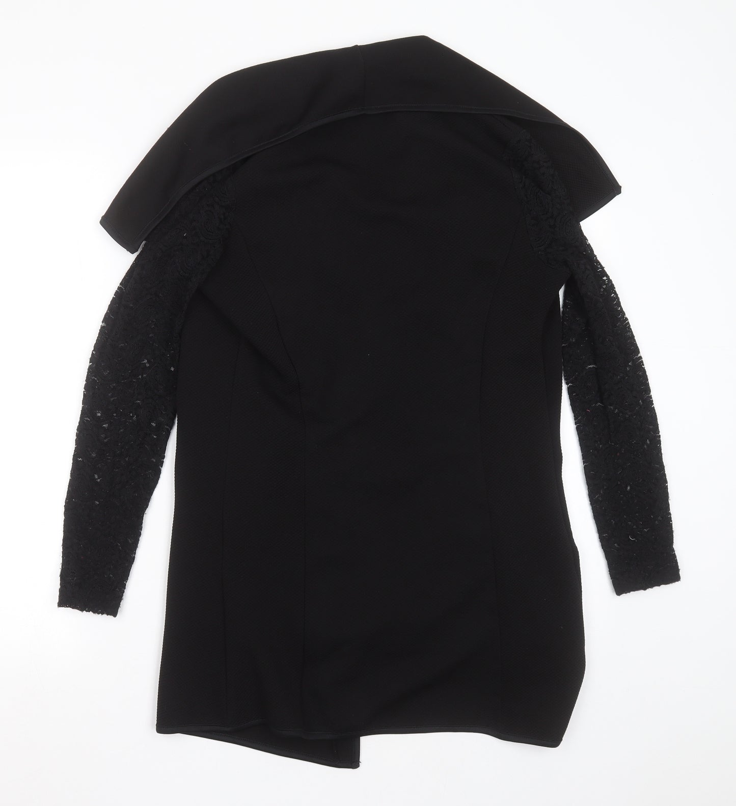 BLUE VANILLA Womens Black   Jacket  Size S   - lace sleeve