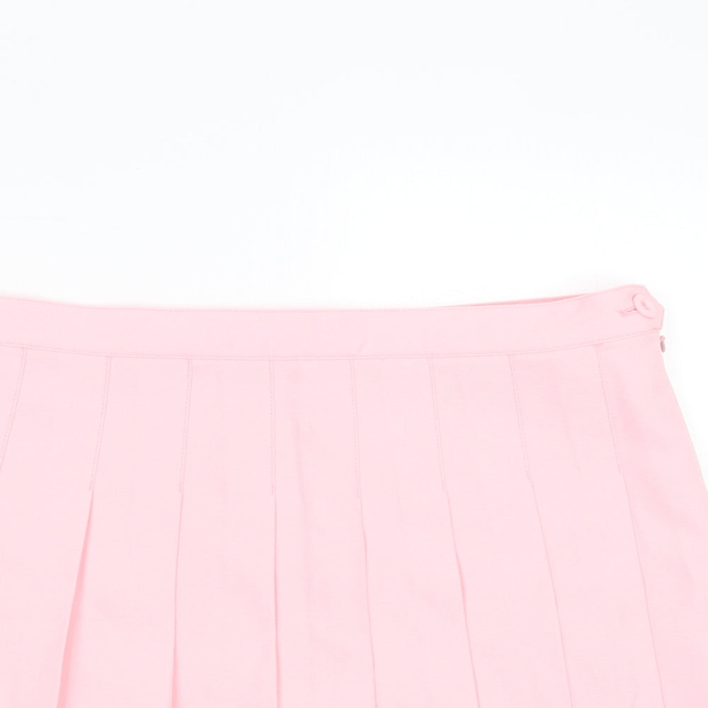 Fashion & Style Womens Pink  Polyester Maxi Skort Size 2XL    - pleated
