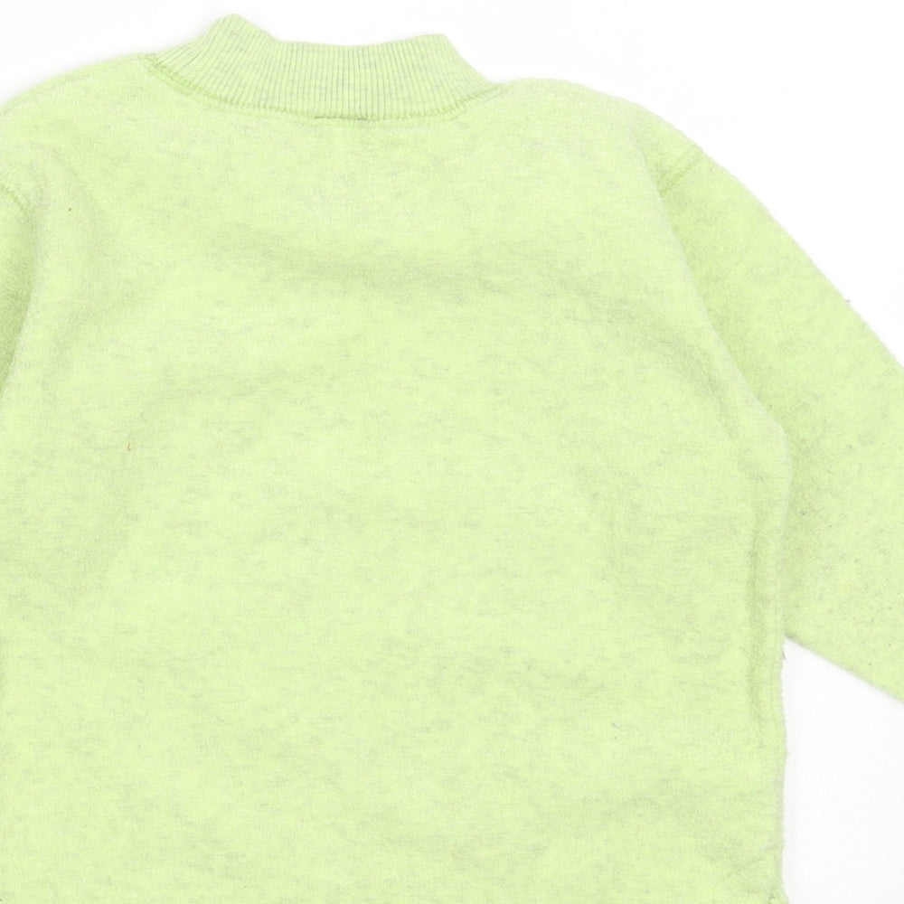 NEXT Boys Green Round Neck  Polyester Pullover Jumper Size 2 Years