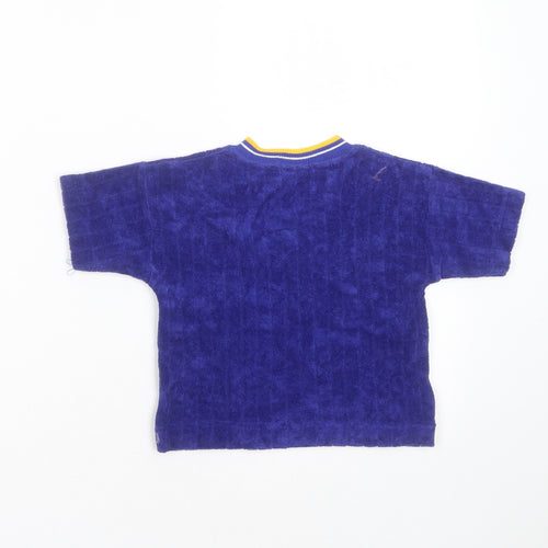 George Baby Blue Striped Polyester Pullover Jumper Size 6-9 Months   - 6-12 months