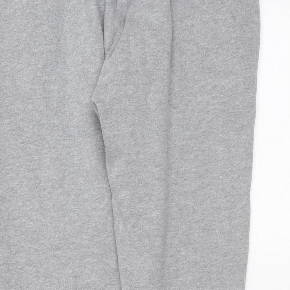Topman Mens Grey  Cotton Jogger Trousers Size M L29 in Regular Drawstring