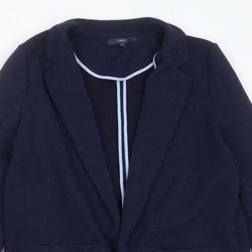 NEXT Womens Blue Geometric  Jacket  Size 12