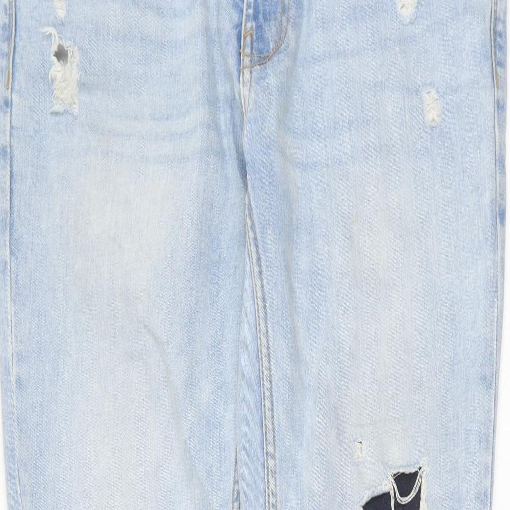 Burton Mens Blue  Cotton Skinny Jeans Size 32 in L32 in Regular Zip