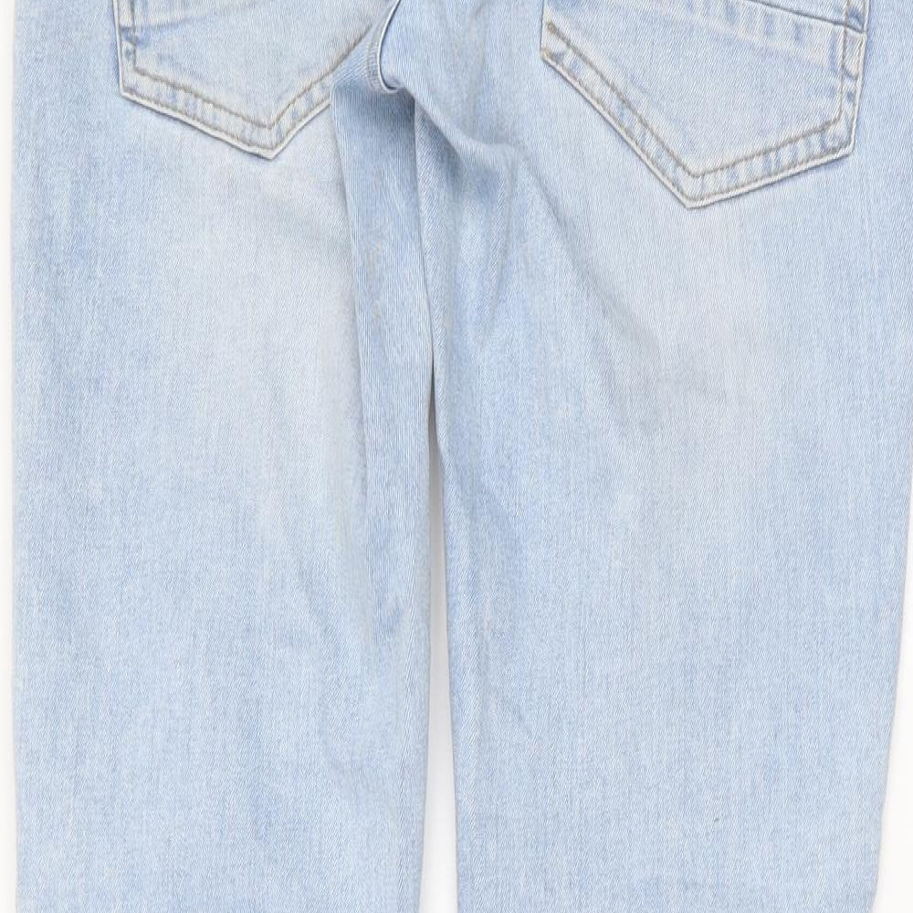 Burton Mens Blue  Cotton Skinny Jeans Size 32 in L32 in Regular Zip