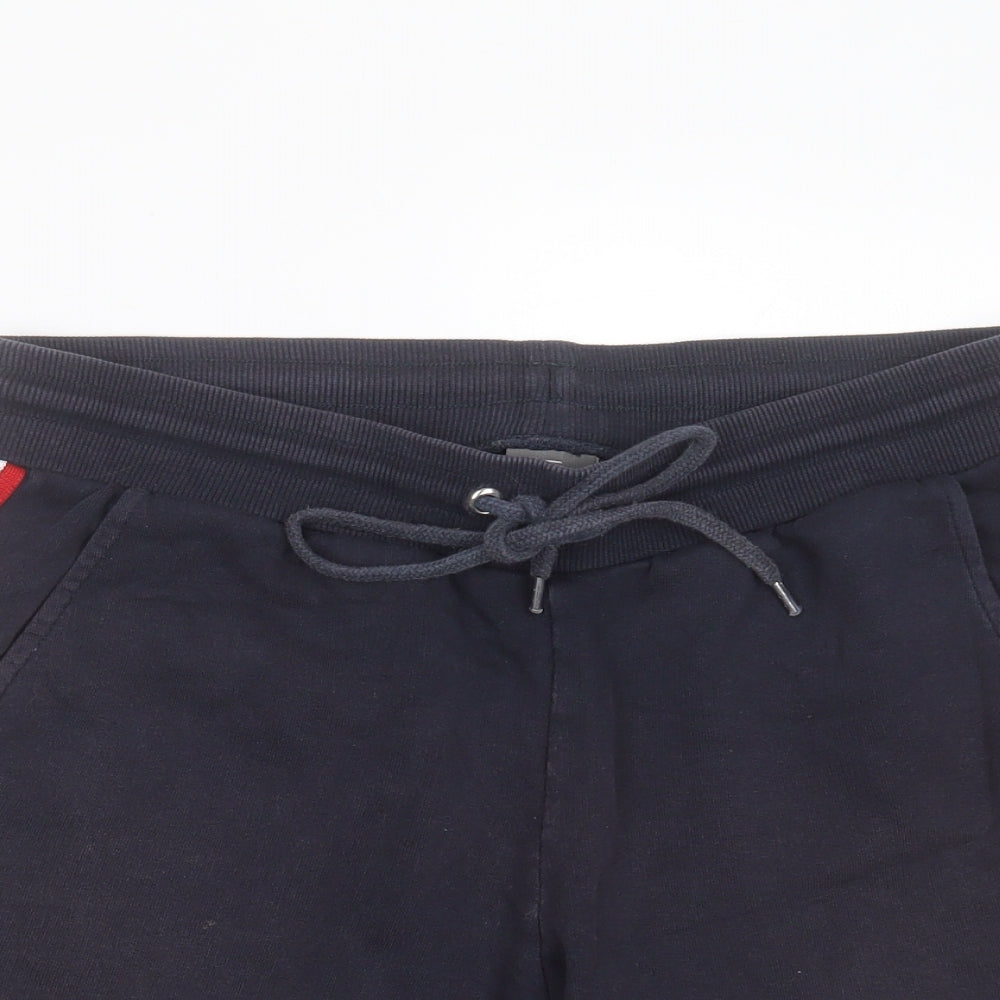 ASOS Mens Blue  Cotton Sweat Shorts Size M L8 in Regular Drawstring