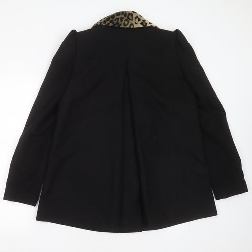 Dorothy Perkins Womens Black   Jacket  Size 10  Button