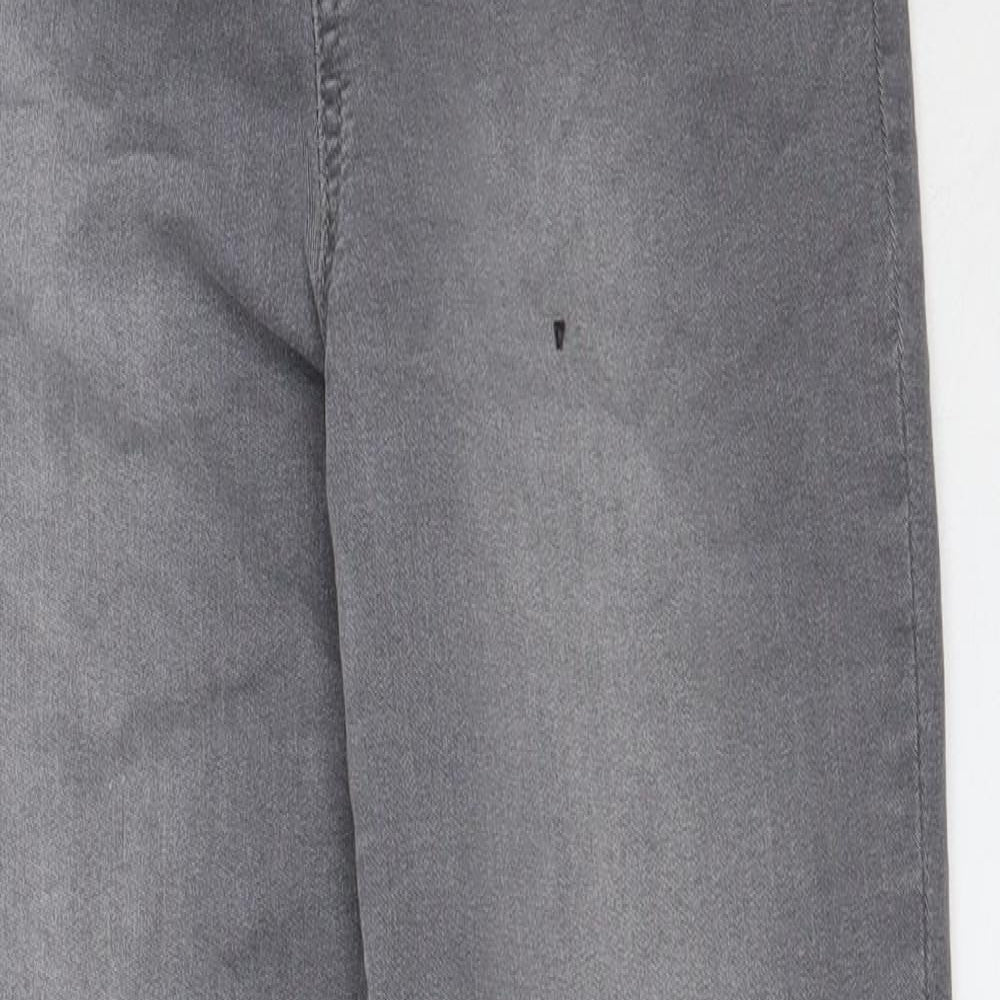 F&F Womens Grey  Cotton Jegging Jeans Size 12 L27.5 in Regular